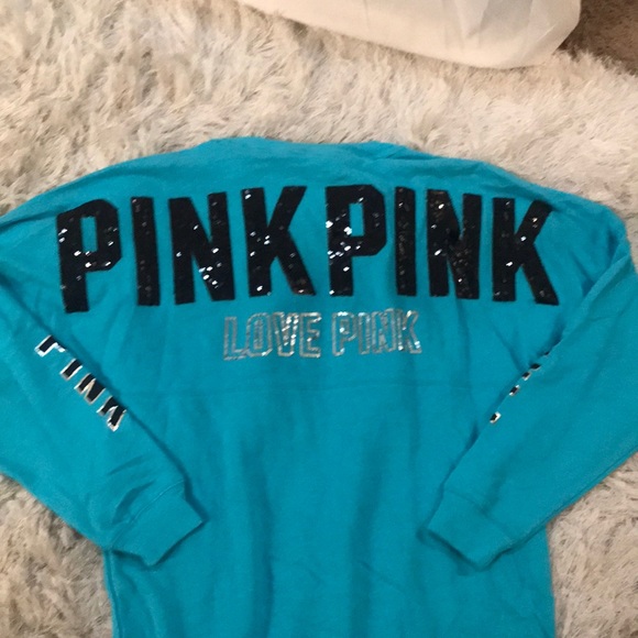 PINK Victoria's Secret Sweaters - Pink Sequins Sweater
